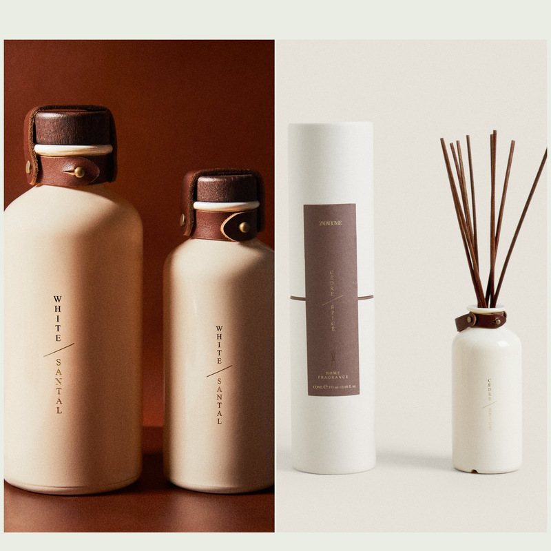 Zara Home Rattan Aromatherapy Cedre Epice Spicy Cedar Ocean/Amber/Sandalwood Woody Fragrance