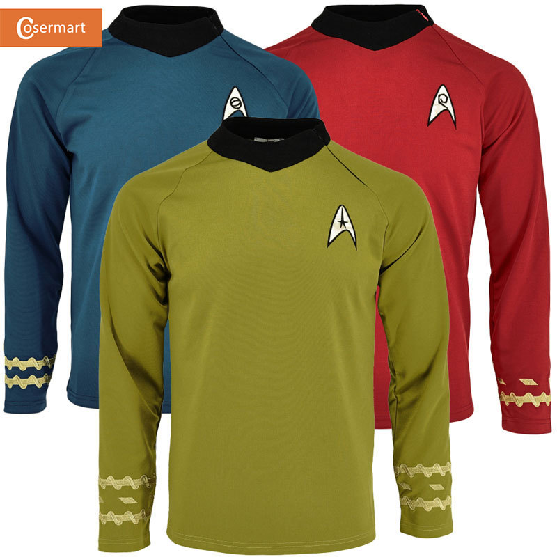 Star Trek Cosplay Costume Original Series Star Trek Series Cosplay Men's Costume Daily Wear