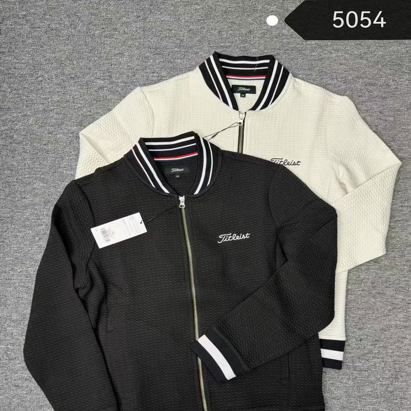 Golf Men's Jacket, Sweatshirt, Autumn and Winter Fashionable Stretch Embossed Jacquard Quick-Drying Sports Casual Jersey