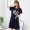 Váy ngủ nữ mùa hè cotton rời size lớn béo mm200 kg cộng thêm chất béo để tăng bà bầu béo chị em đồ ngủ nữ mùa hè - Đêm đầm