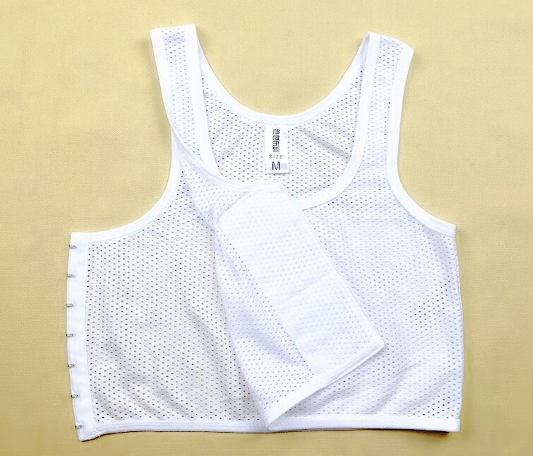 TT corset les thoáng khí đoạn ngắn bên trong vest ba hàng móc t-vú thoải mái đồ lót nữ - Sau sinh quần lot