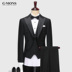 quần áo tuxedo dẫn chú rể phù hợp với đám cưới người dẫn chương trình tiệc buổi tối đầm đầm váy phù hợp với nam giới 