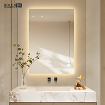 BOLEN smart bathroom mirror with light bathroom mirror makeup mirror wall hanging frameless anti-fog led mirror wall hanging