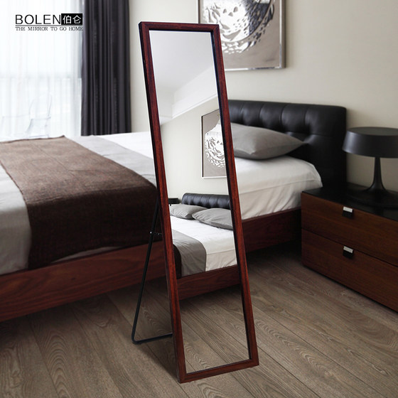 BOLEN simple full-length mirror, full-length mirror, mobile fitting mirror, floor-to-ceiling mirror, dormitory wall-mounted floor-to-ceiling mirror, bedroom mirror