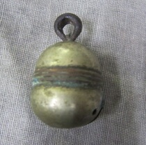 Qing Dynasty White Bronze Bell Gourd Small Bronze Bell
