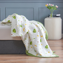  Class A super soft six-layer cotton summer cool quilt gauze towel quilt Baby childrens quilt Bath towel blanket Summer thin blanket