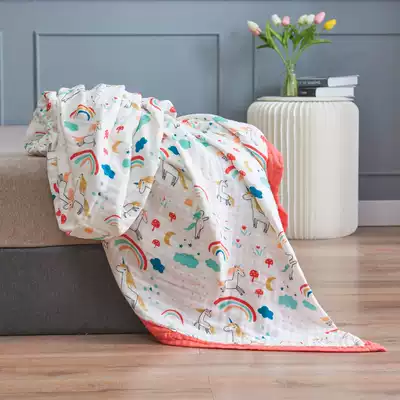 Cotton six-layer gauze towel quilt cotton single double towel blanket summer children baby nap cover blanket summer quilt