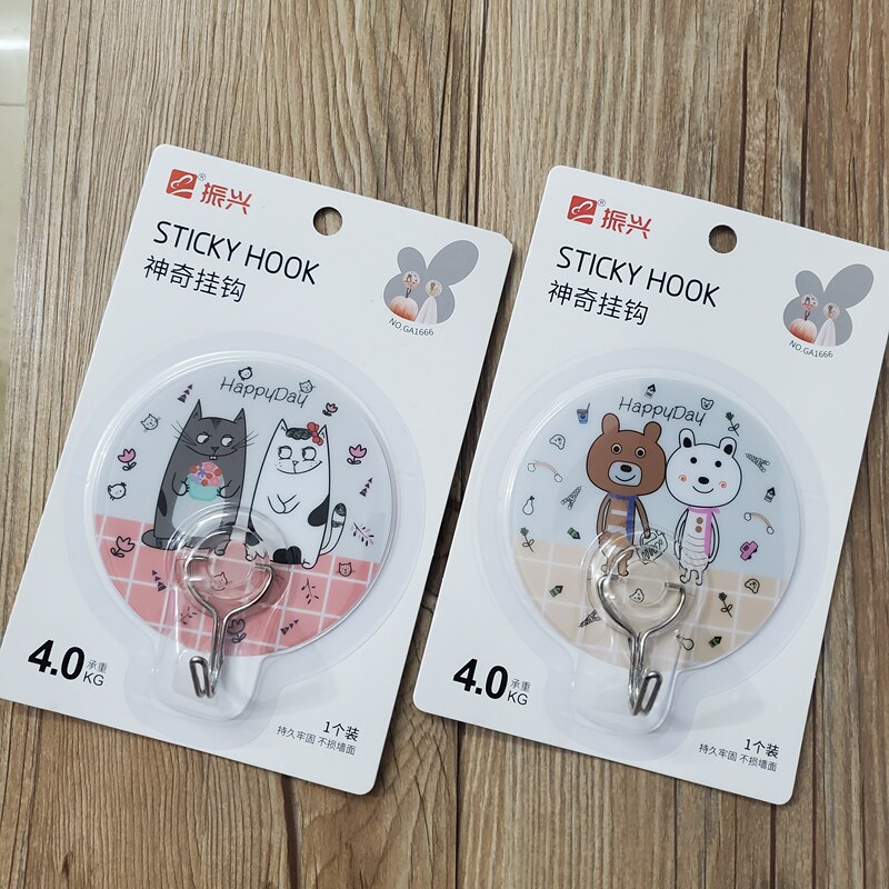 Free Shipping Zhenxing Ga1666 Magic Adhesive Hooks [Pack of 5] Can Be Applied Freely, Traceless and Super Strong Load-Bearing