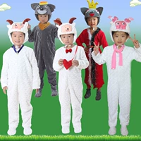 Xiyangyang trang phục trẻ em luộc cừu và cừu làm đẹp cừu đỏ sói quần áo trẻ em cừu biểu diễn động vật quần áo người lớn trang phục biểu diễn cho bé trai