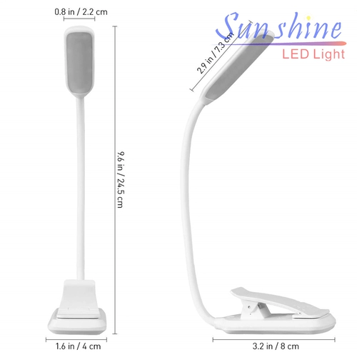 Перезаряжаемая светодиодная обучающая настольная лампа для рабочего стола для школьников, чтение для кровати, защита глаз