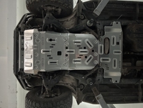 LC120 150 FJ Speedmaster Falcon fourth generation chassis guard 8MM aluminum alloy engine transfer case protection