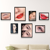 Embroidery shop wall decoration nail art nail pictures hanging painting nail shop wall mural beauty salon small wall decoration