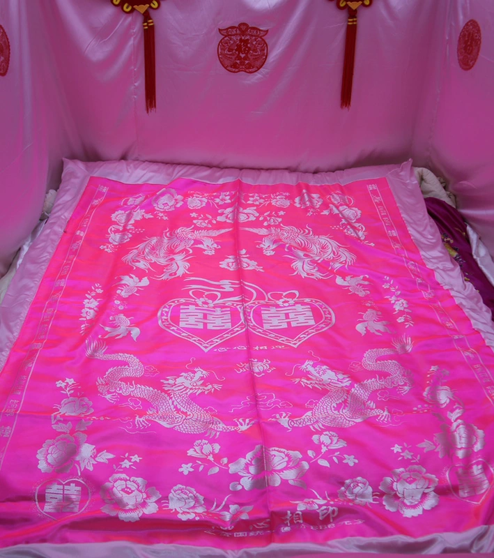 Silky giường cưới chăn quilt bao gồm Silk quilt quilt quilt quilt quilt quilt chăn ra gối