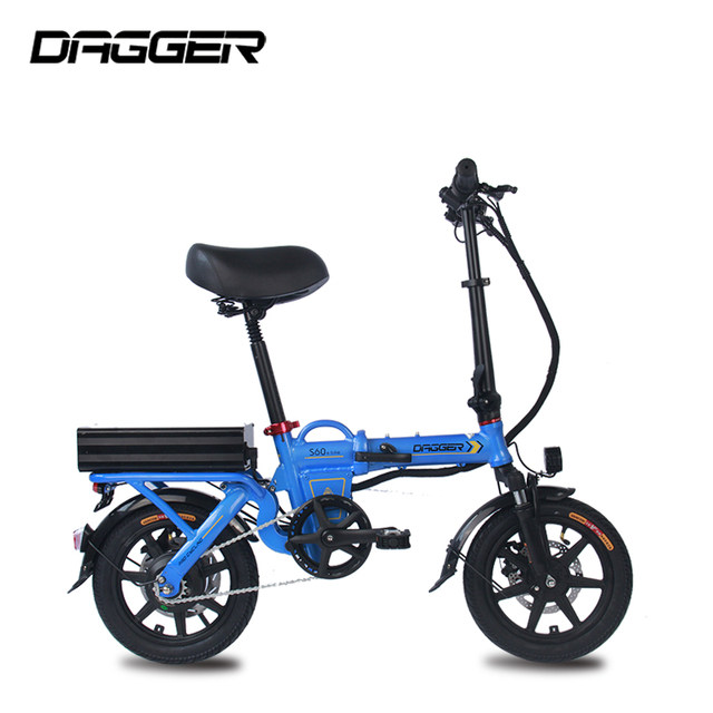 DAGGER ຂັບລົດພິເສດ Folding Bike Ultra-Light Aluminum Alloy Electric Bicycle Battery Car Lithium Battery Electric Bike