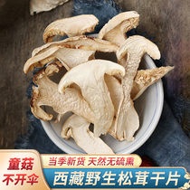 Tibetan wild matsutake dried mushrooms unopened umbrella soup ingredients 50g non-Sichuan Yunnan fresh dried matsutake slices