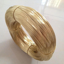 brass wire h62diy pure brass wire roll soft H65 round silk stick 0 7 6 5 0 0 3mm 8 0 1 2 3mm zero cut