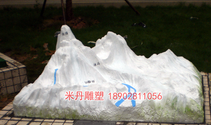 Glaciomorphological Seismic Geomorphological Volcanic Landscape Five Geomorphological Model Geomorphogometer Geo-Garden Teaching Aids Model