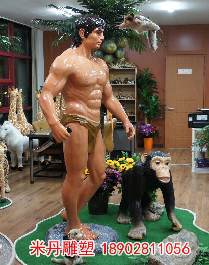 Ape man Taishan sculpture Taishan statue model ancient modern figure statue sculpture model can be customized