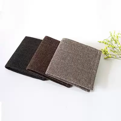 Original design handmade men's and women's wallets short literary retro simple cotton and linen ultra-thin small folding fabric wallets