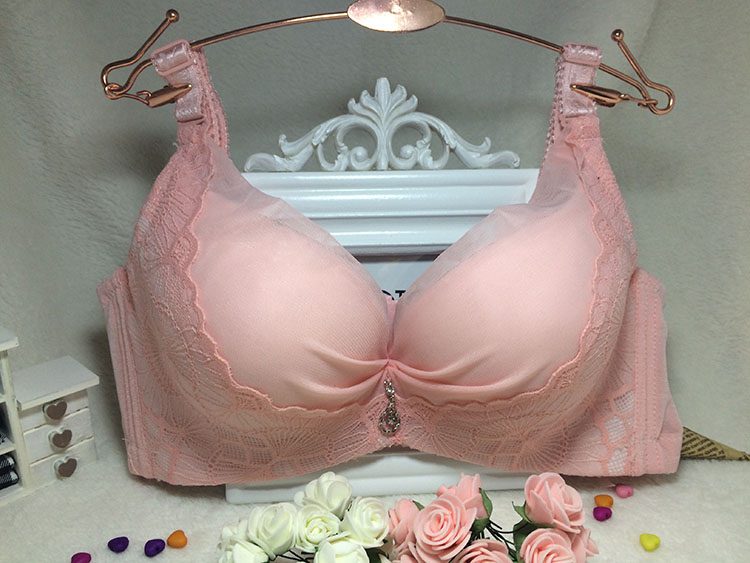 Kích cỡ nhỏ áo ngực ba phần mỏng tập hợp điều chỉnh ren áo ngực nhỏ phụ nữ có thể tháo rời dây đeo vai hàng loạt đồ lót áo ngực không gọng