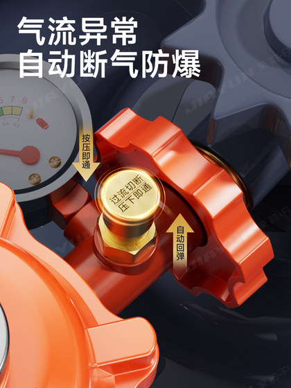 Commercial Gas Tank Pressure Reducing Valve National Standard Liquefied Gas Medium Pressure Gas Safety Valve Automatic Closing Lock Gas Self-Closing Valve