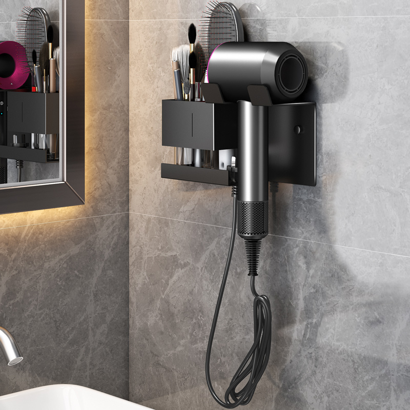 Hairdryer frame shelf toilet without punched hairdryer bracket wall hanging bathroom Dyson blow receiver hanger