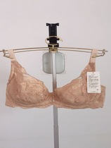 Ives female lingerie deep V lace bra thin cup large breasted with small side to receive sub-breasted adjustment bra 10840544