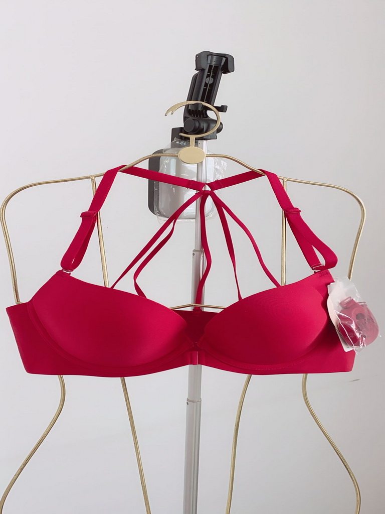 Ives Spring Summer New Lady Front Button Slim MULTIPURPOSE CROSS SHOULDER STRAP UNDERWEAR MERRY-BACK BRA 10810906