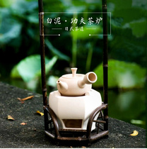  Antique hexagonal white mud furnace Charcoal furnace Alcohol furnace