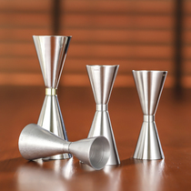 Japanese gold ring wine measuring cup with graduated gold ring measuring cup 304 high quality stainless steel ounce cup cocktail mixing cup