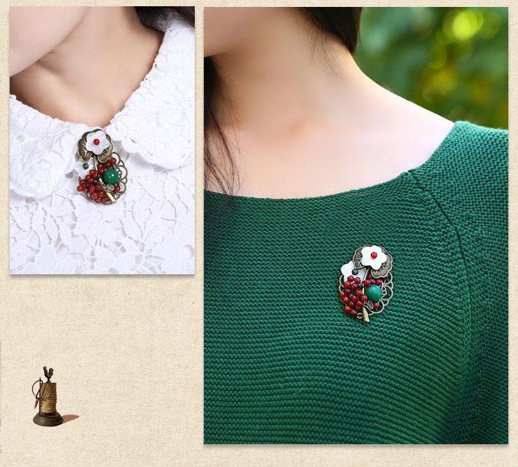 Broche femme en Matériau mixte - Ref 1187144 Image 24