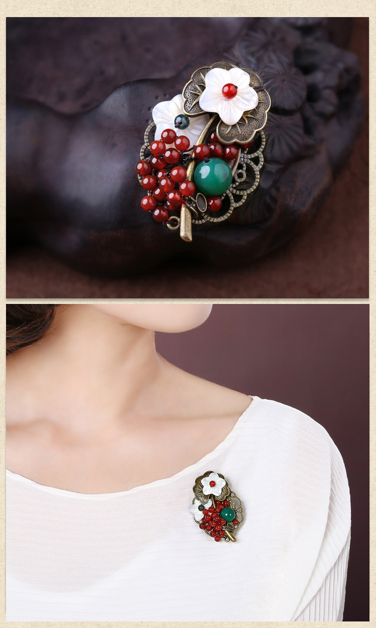 Broche femme en Matériau mixte - Ref 1187144 Image 22