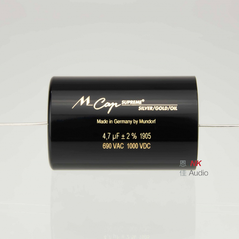 Original Licensed German Mundorf Mcap Gold and Silver Oil-Immersed Crossover Coupling Capacitor Silvergold