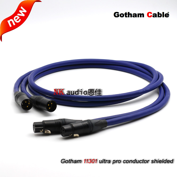 Gotham 11301 GAC-4 PRO 4-core pure copper audio signal cable balance line scattered