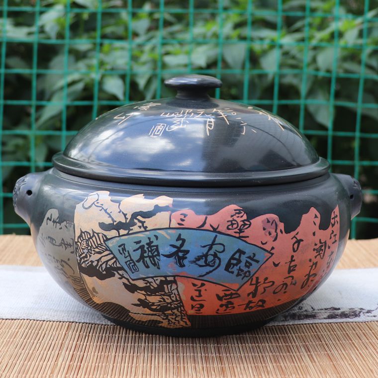 Steam pot Gas pot Purple clay pot Steam pot Chicken Master Xiang Bingcheng handmade No 3 Yunnan Purple Clay Steam Pot Collector's Edition 6