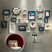 Ocean theme decoration Mediterranean style wall Kindergarten style background wall decoration Childrens room decoration pendant