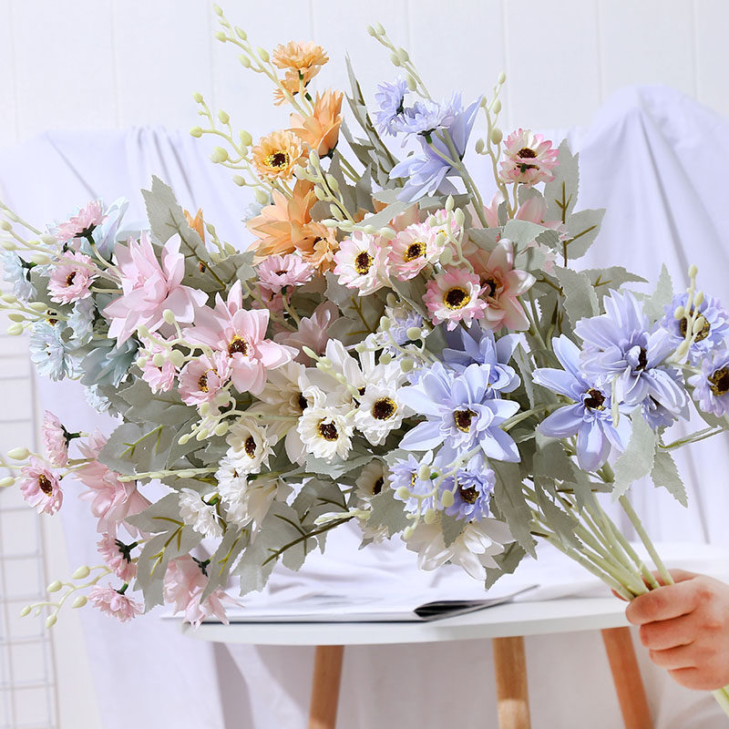 European - style new Dari - Daisy Simulation Little Daisy Home Wedding Road Guide decoration fake flowers upscale hotel