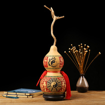 Home furnishings natural large gourd pendant living room bedroom shop carving pattern home real large gourd decoration