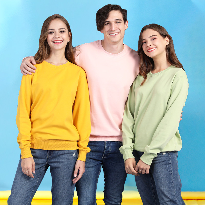 Customized Circle Couple Couple Couple Couple Sister Group Customized Autumn and Winter Worksuit Print Logo