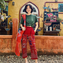 Live-Custom Thailand Artisanal Thorn Embroidered Personality Color Series Literary Embroidered series