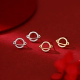 Небольшие дизайнерские брендовые серьги, серебро 925 пробы