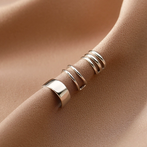 Клипсы, серьги, серебро 925 пробы, без проколов ушей, простой и элегантный дизайн