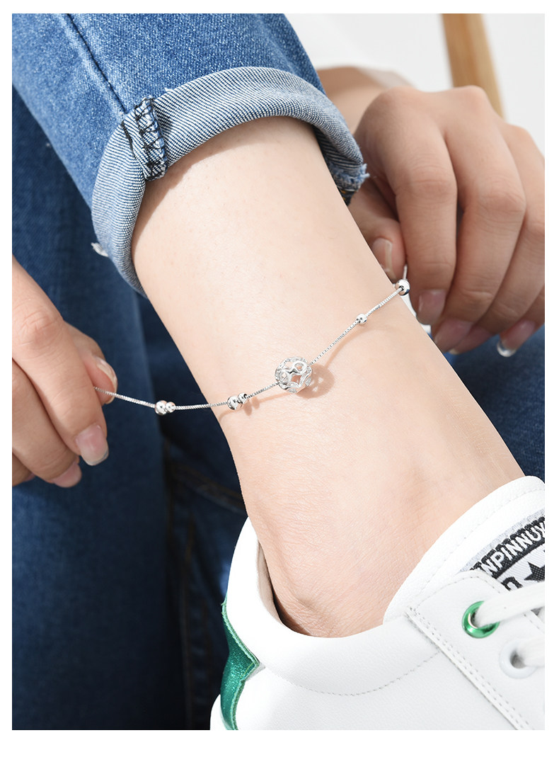 Bracelet de cheville Femme en Argenterie - Ref 3103868 Image 7