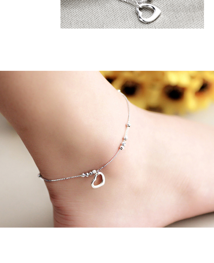 Chaine de cheville Femme en Argenterie - Ref 3104846 Image 13