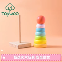 Дженга, игрушка, колечки, конструктор, интеллектуальная деревянная башенка