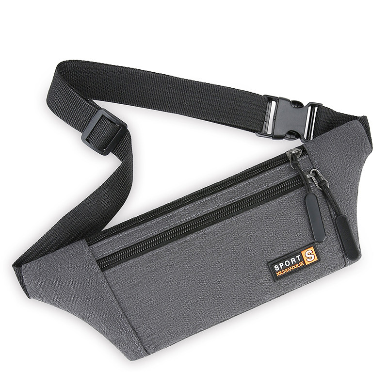 Male And Female Outdoor Sports Purse Multifunction Canvas Running Theft Cell Phone Bag Riding Collection Wallet Invisible Man-Taobao