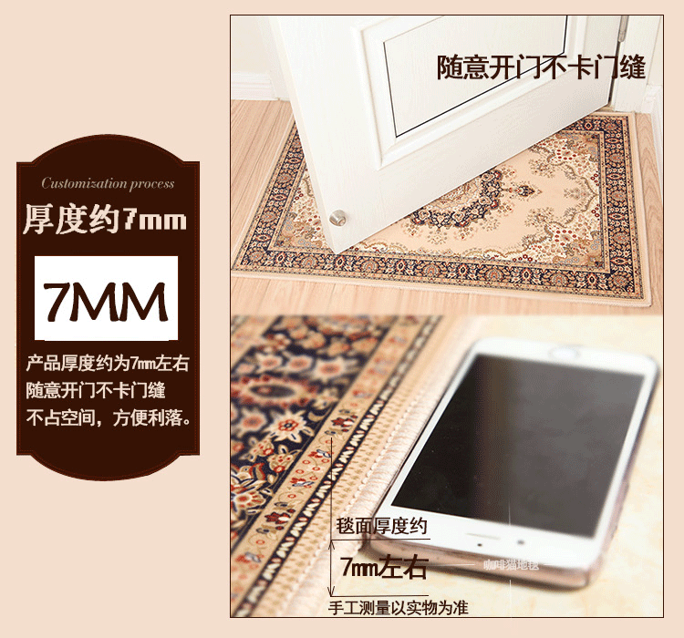 Phong cách châu Âu phòng khách bàn cà phê thảm dễ thương sofa nhà phòng ngủ đầy đủ cửa hàng phòng cưới mat đỏ thảm có thể được rửa tay - Thảm thảm trải nền nhà