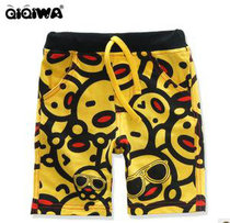 Qi Qi frog summer dress children boys and girls sweetheart Duck shorts beach pants couple clothes