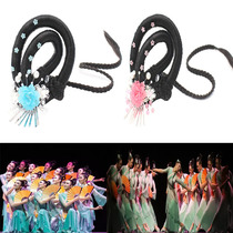 Drunk spring wind headgear hair bun wig bag dance clothing accessories classical art dance flying performance National style female hair accessories