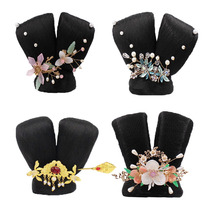 Child girls ancient dress Wig Ancient Wind Styling the Qixi Fat Hammerian Fairy Stage Performance Multitudes Of Heady Accessories